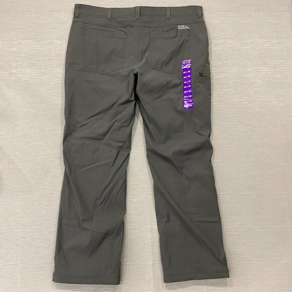 Eddie Bauer Fleece Lined Tech Pants Mens 40 x 32 Gray Water Repellent Insulated - Picture 3 of 12